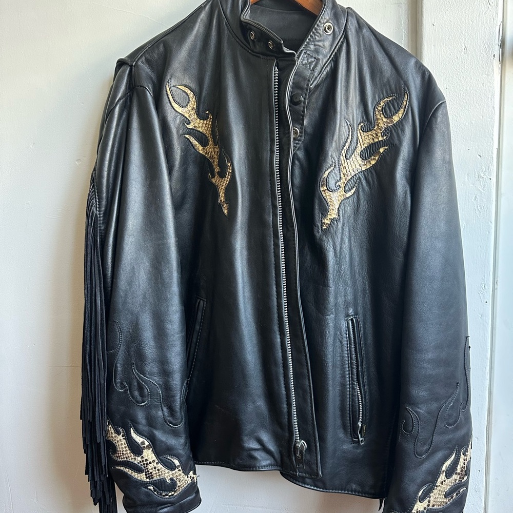 Men's Made in NY Gypsy Black Leather Jacket